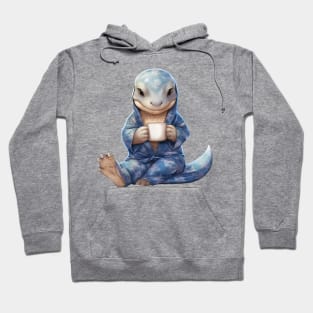 Komodo Dragon Wearing Pajamas Hoodie